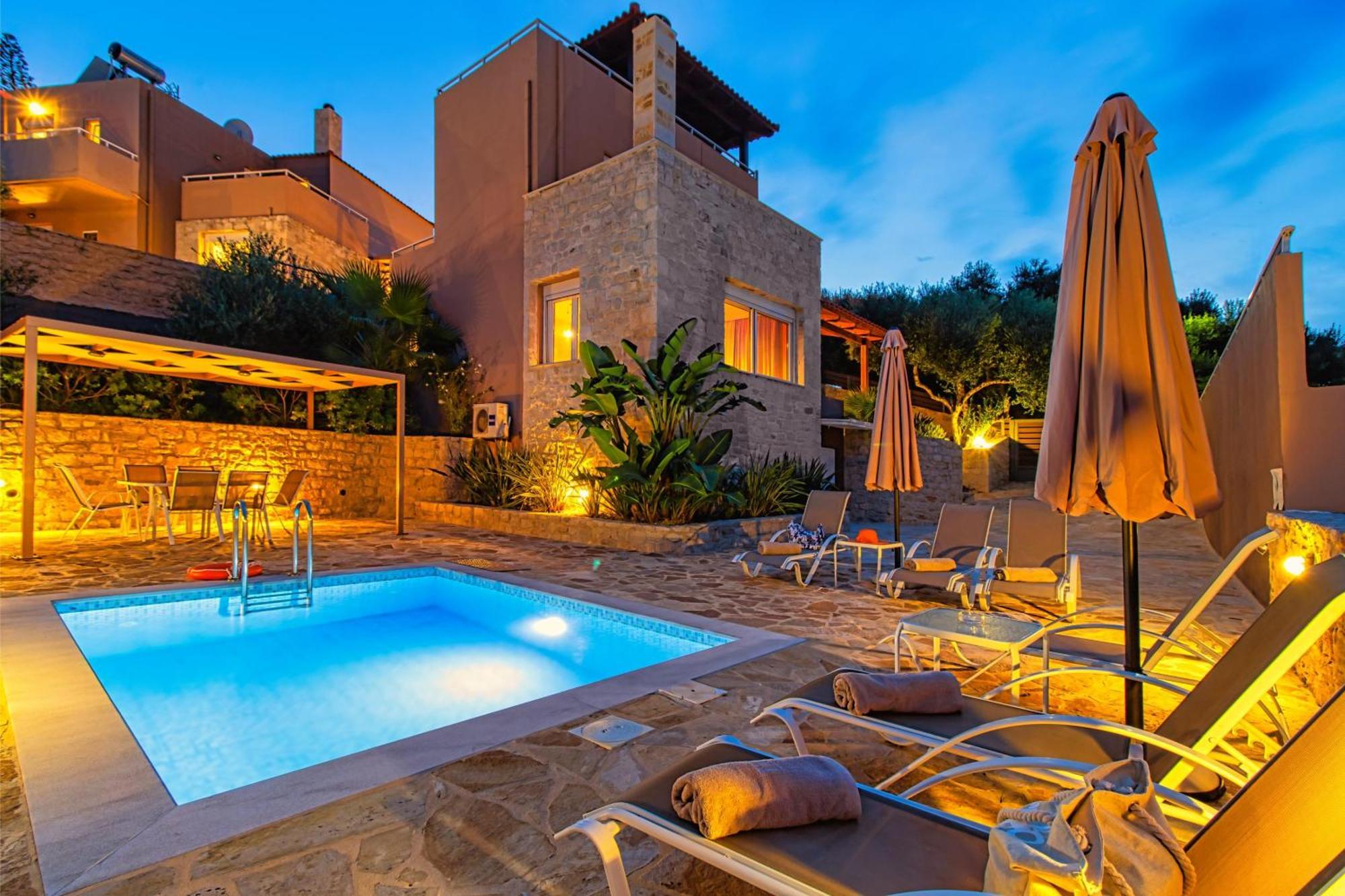 Theo Villas With Sea View Marathokefála 객실 사진