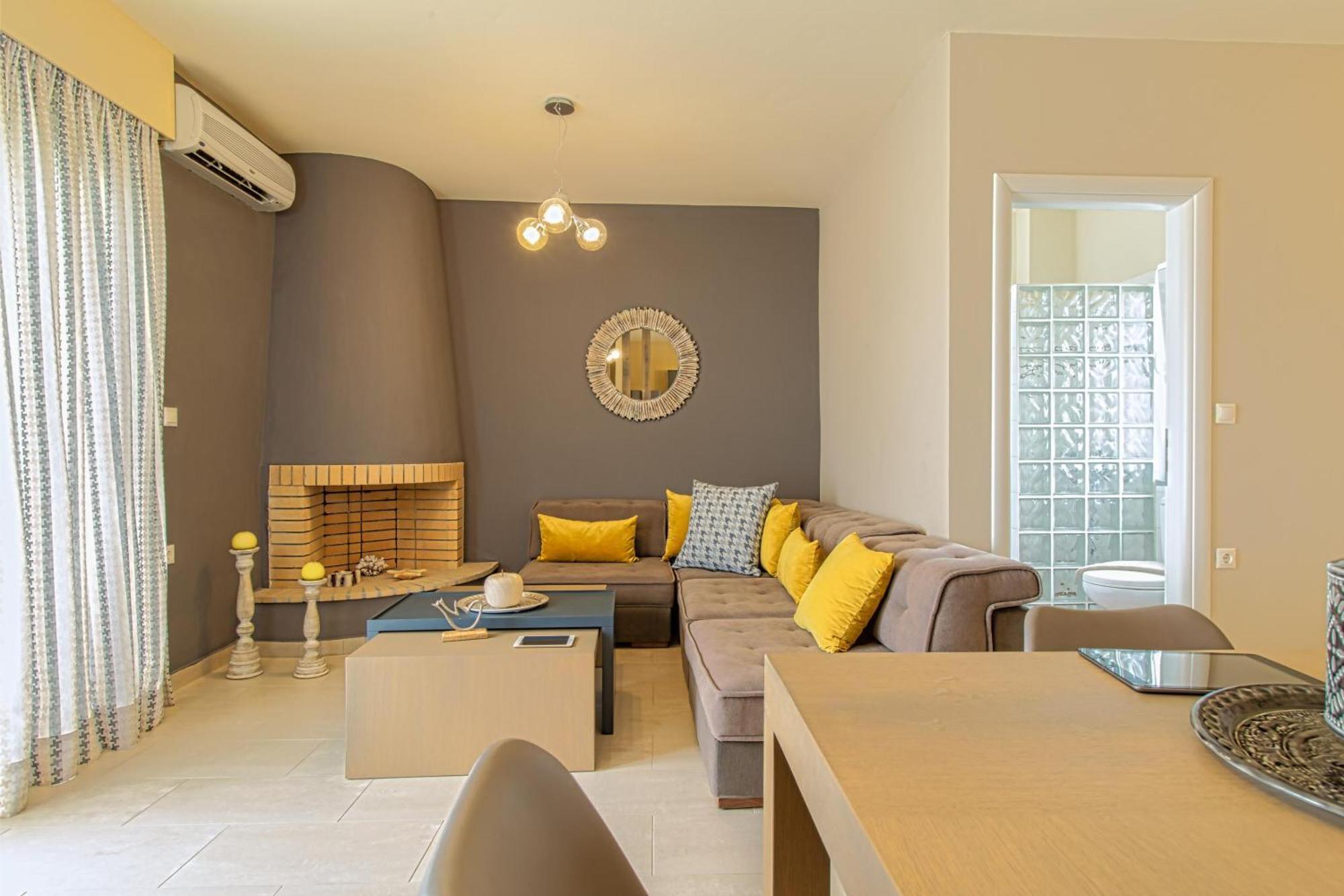 Theo Villas With Sea View Marathokefála 객실 사진