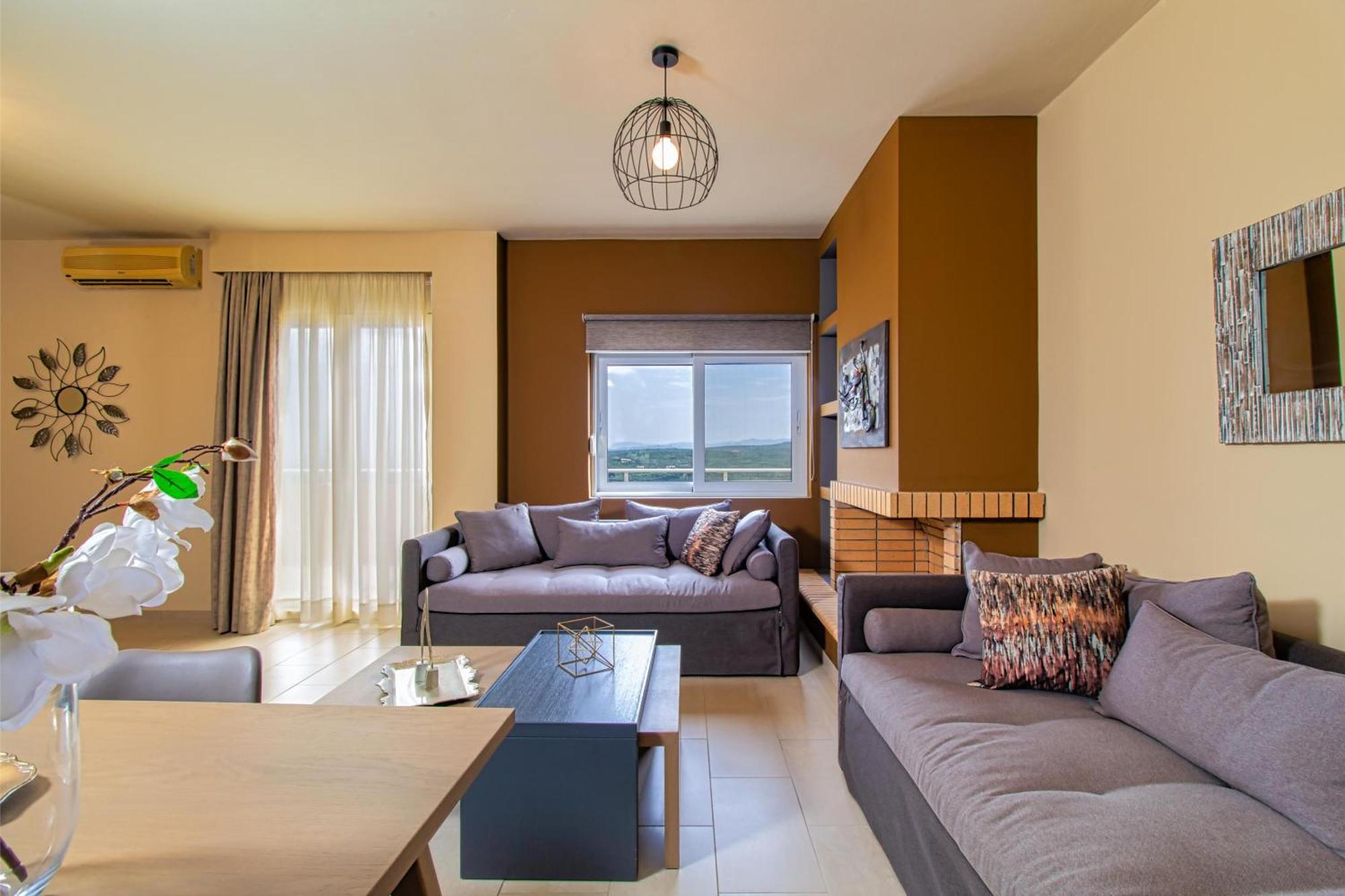 Theo Villas With Sea View Marathokefála 객실 사진